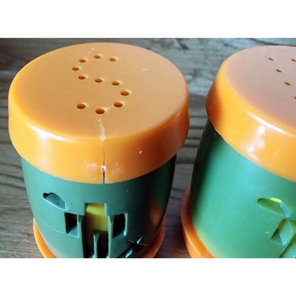 Vintage St. Labre Indian School Ashland Montana Salt & Pepper Shakers Plastic - Picture 3 of 13